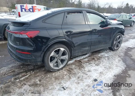 2024 Audi Q4 Sportback E-Tron Prestige 55 Quattro из США, поврежденный, VIN WA14UBFZ3RP074793